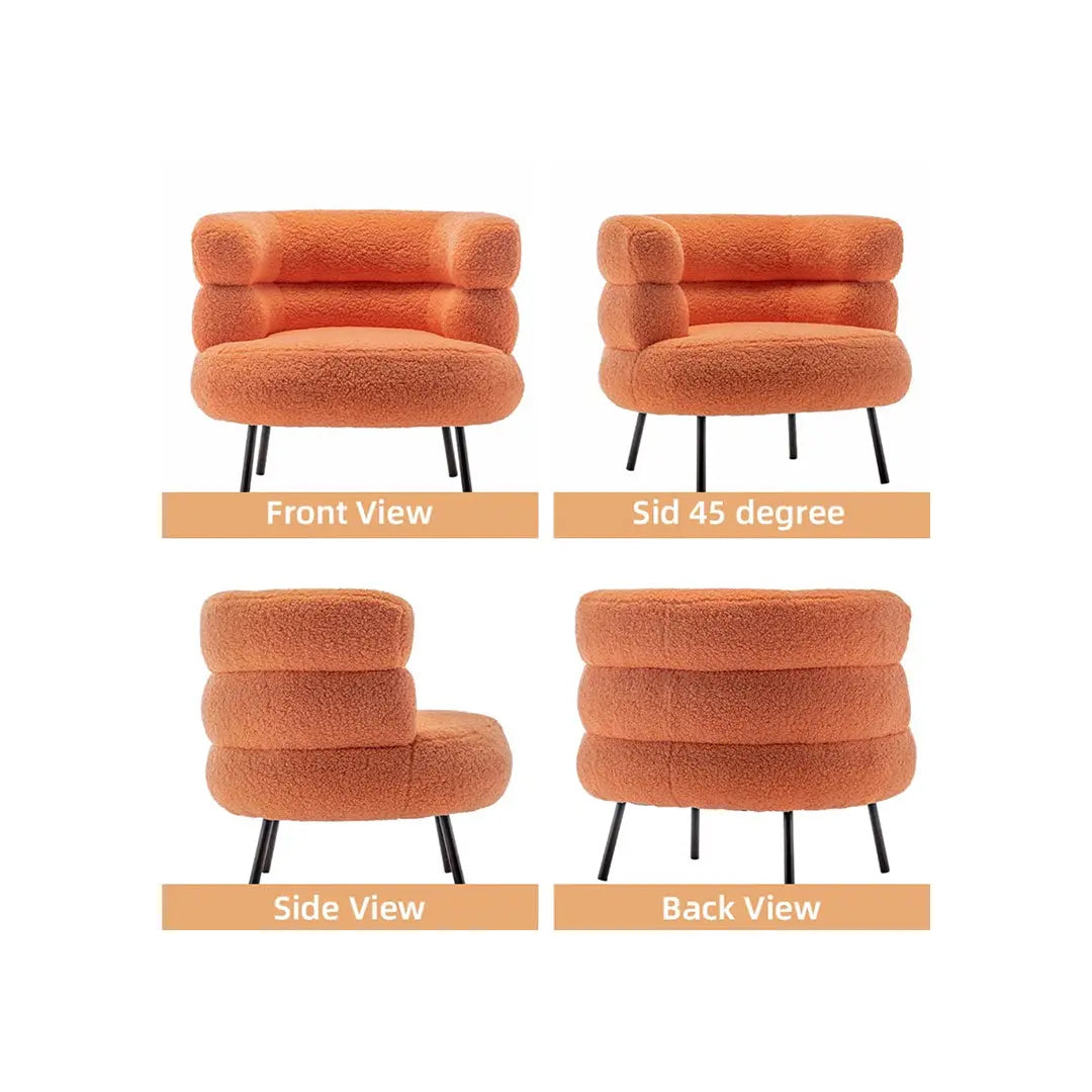 Clive Accent Chair - Orange