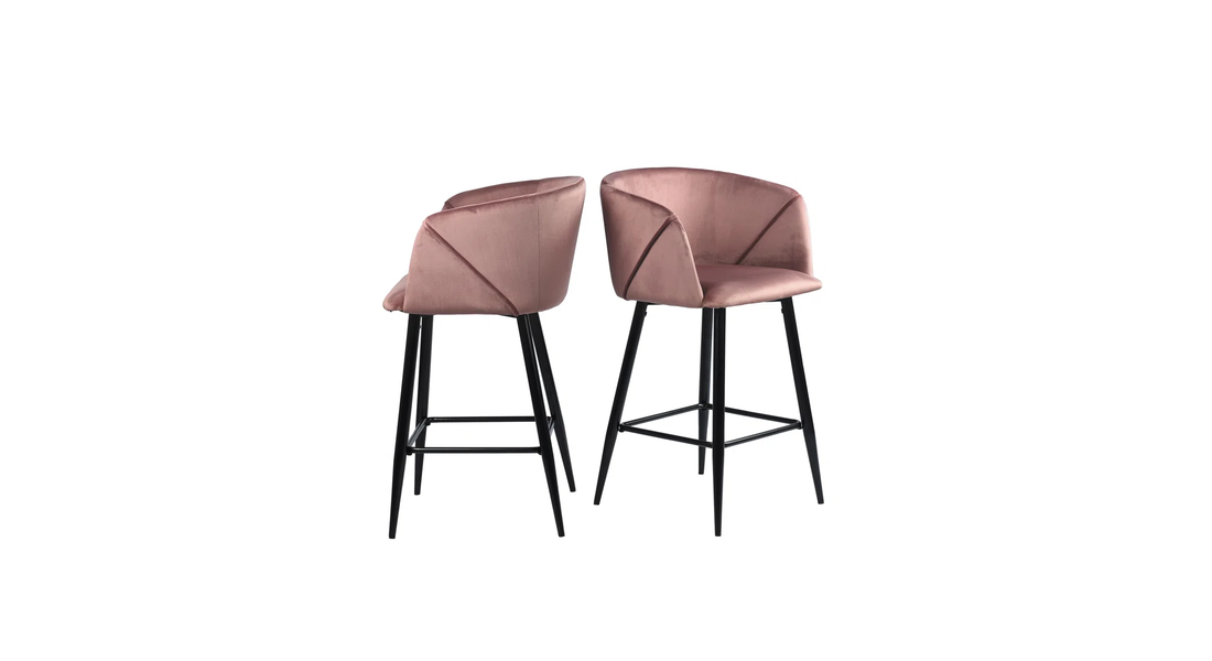 Clea Counter Stool - Pink