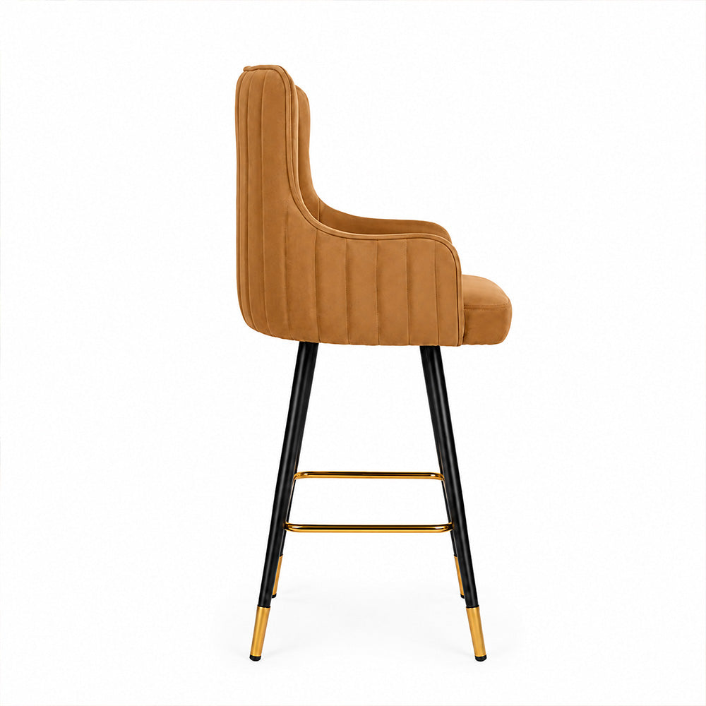 Doe Buck Nolen Barstool|Brown