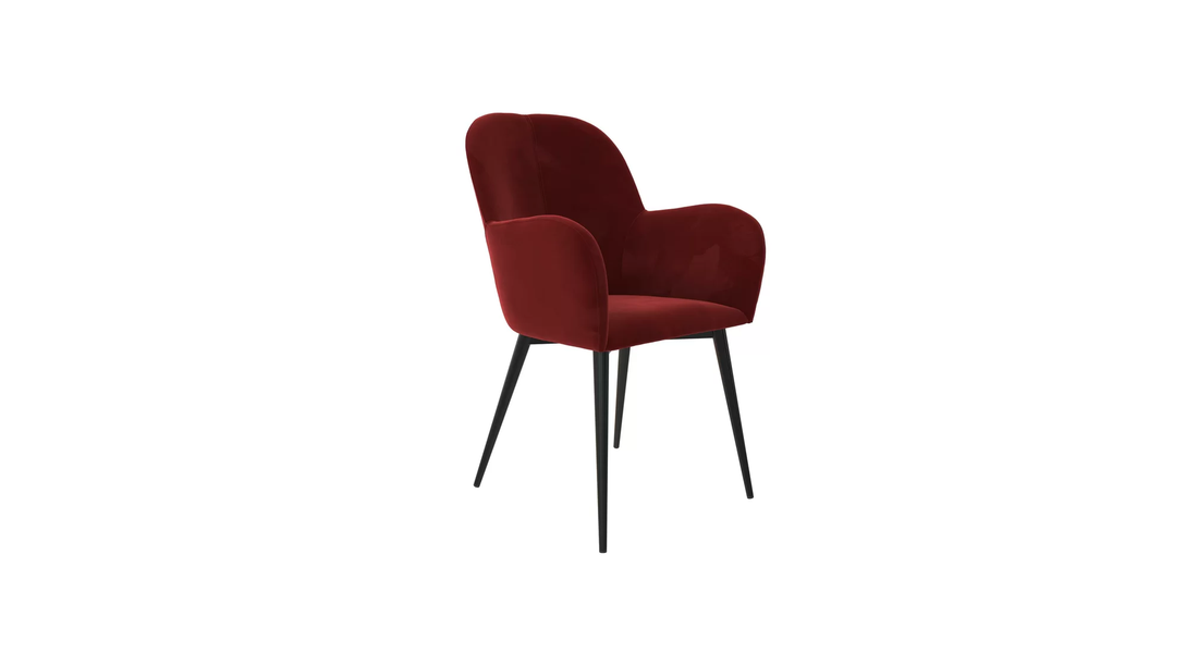 Araceli Accent Chair Red | Contemporary Lounge Accent Chair Crimson Red