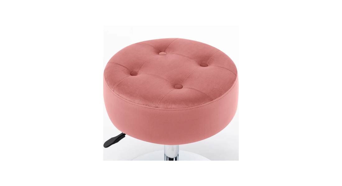 Deria Vanity Stool - Pink
