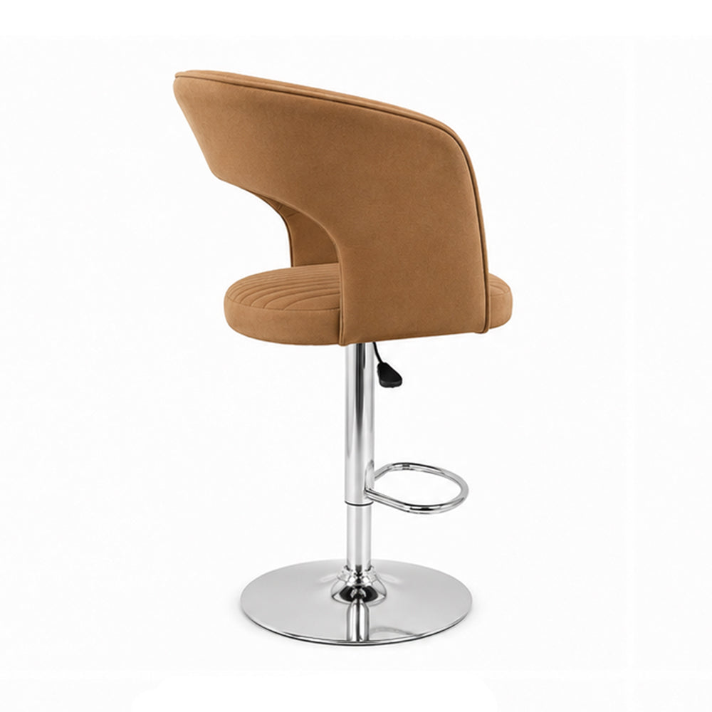 Doe Buck Dee Swiel Bar Stool|Brown