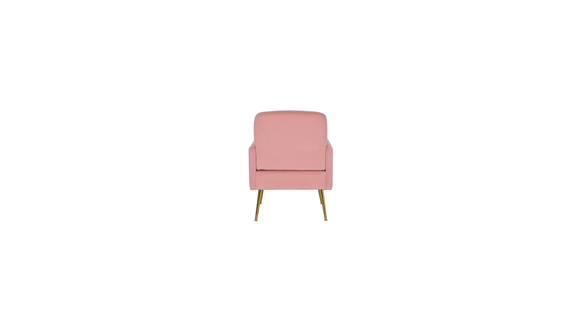 Esme Accent Chair Rose | Modern Upholstered Accent Chair Rose Pink