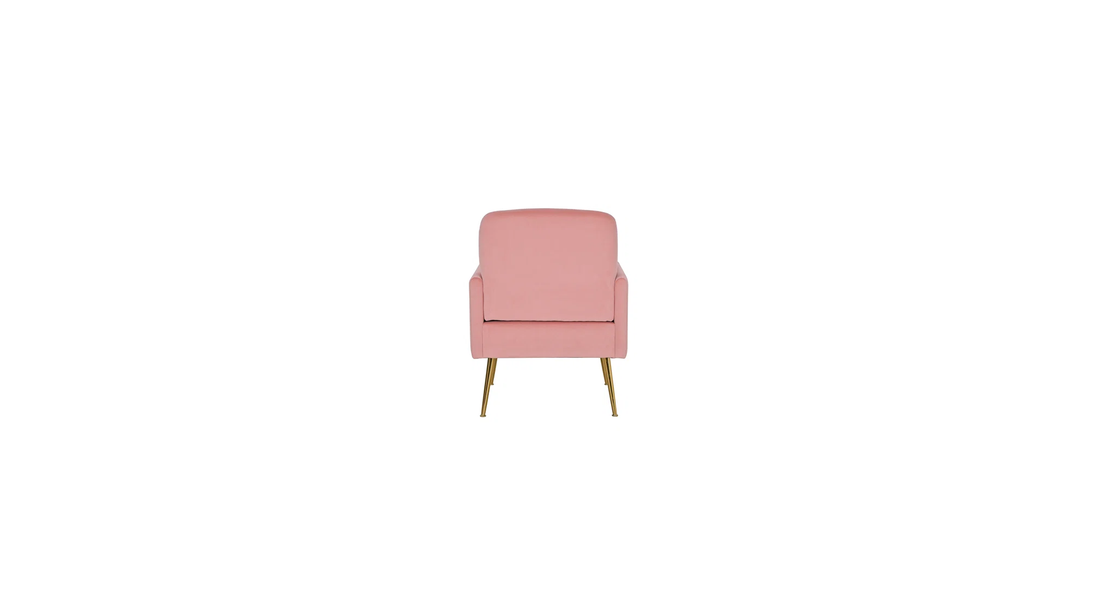 Esme Accent Chair Rose | Modern Upholstered Accent Chair Rose Pink