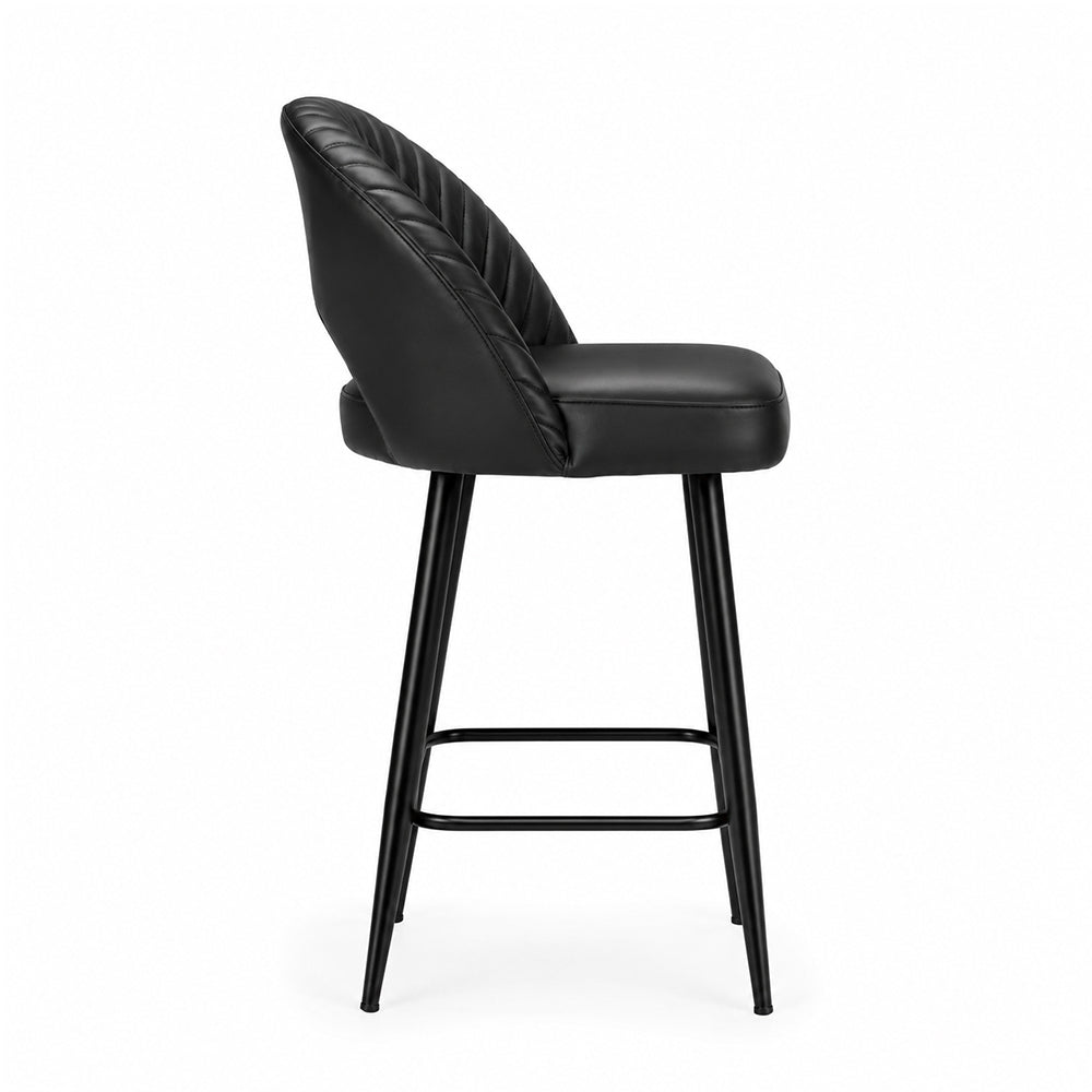 Doe Buck Elmore Bar Stool|Black