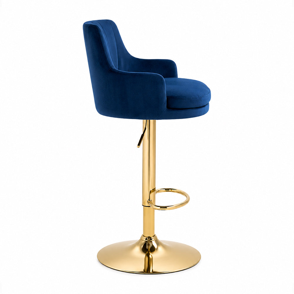 Doe Buck Oliver Barstool|Blue