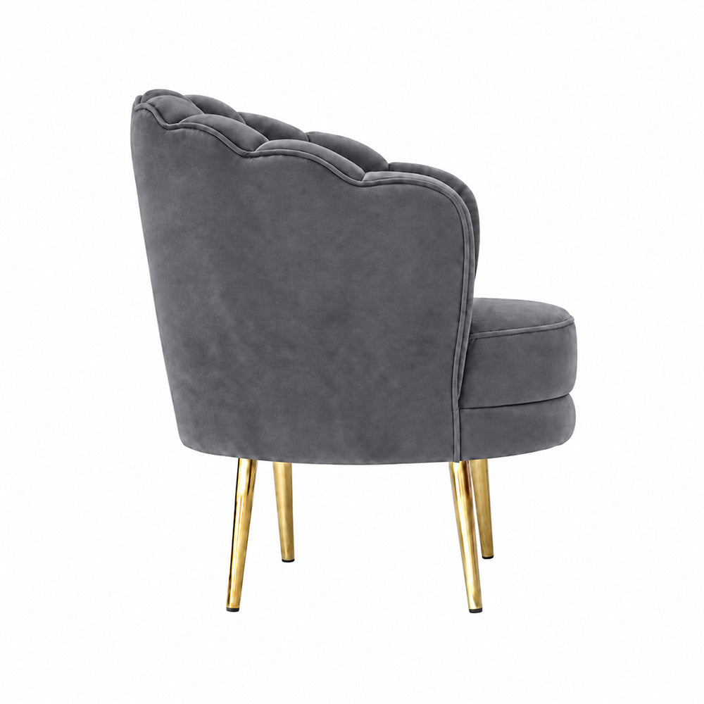 Shell Motif Accent Chair