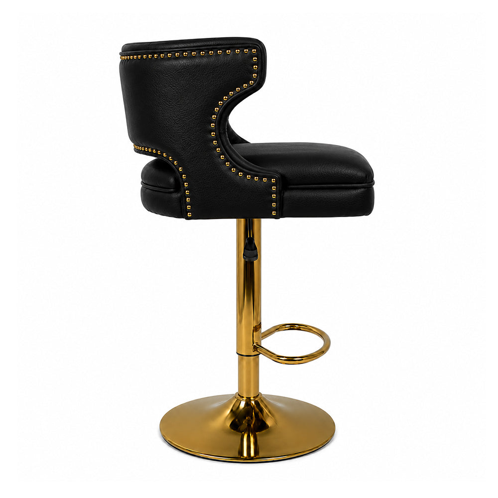 Doe Buck Verona Barstool|Black