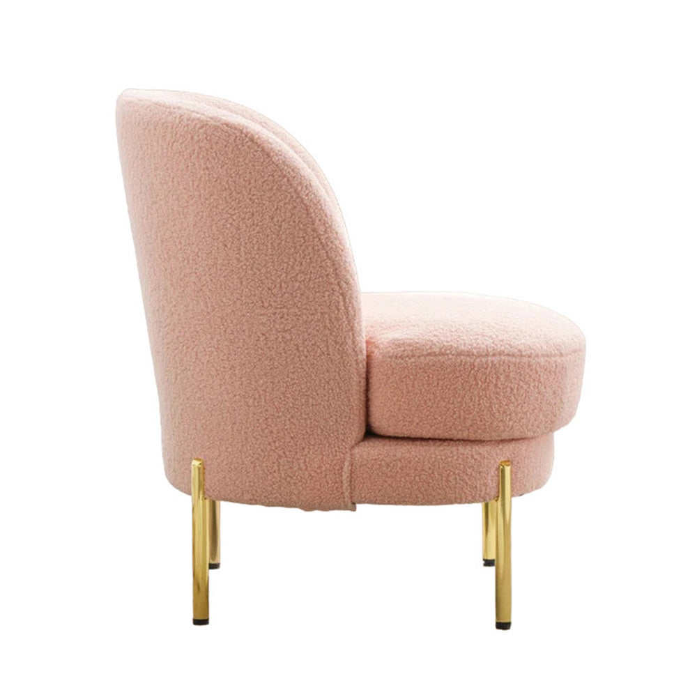 Addaly Accent Chair Pink | Modern Home Accent Chair Rose Pink