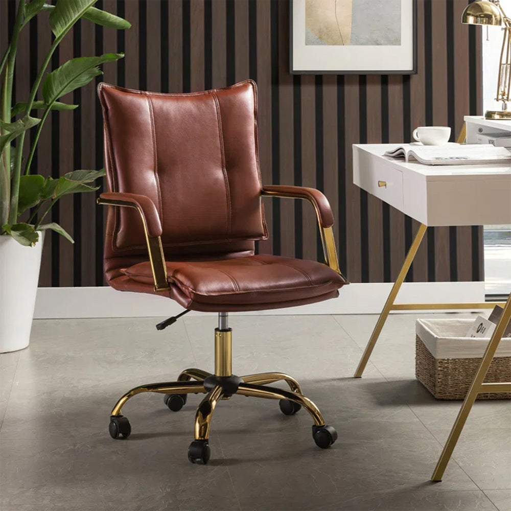 Marlon Task Chair Brown | Executive Office Chair Brown