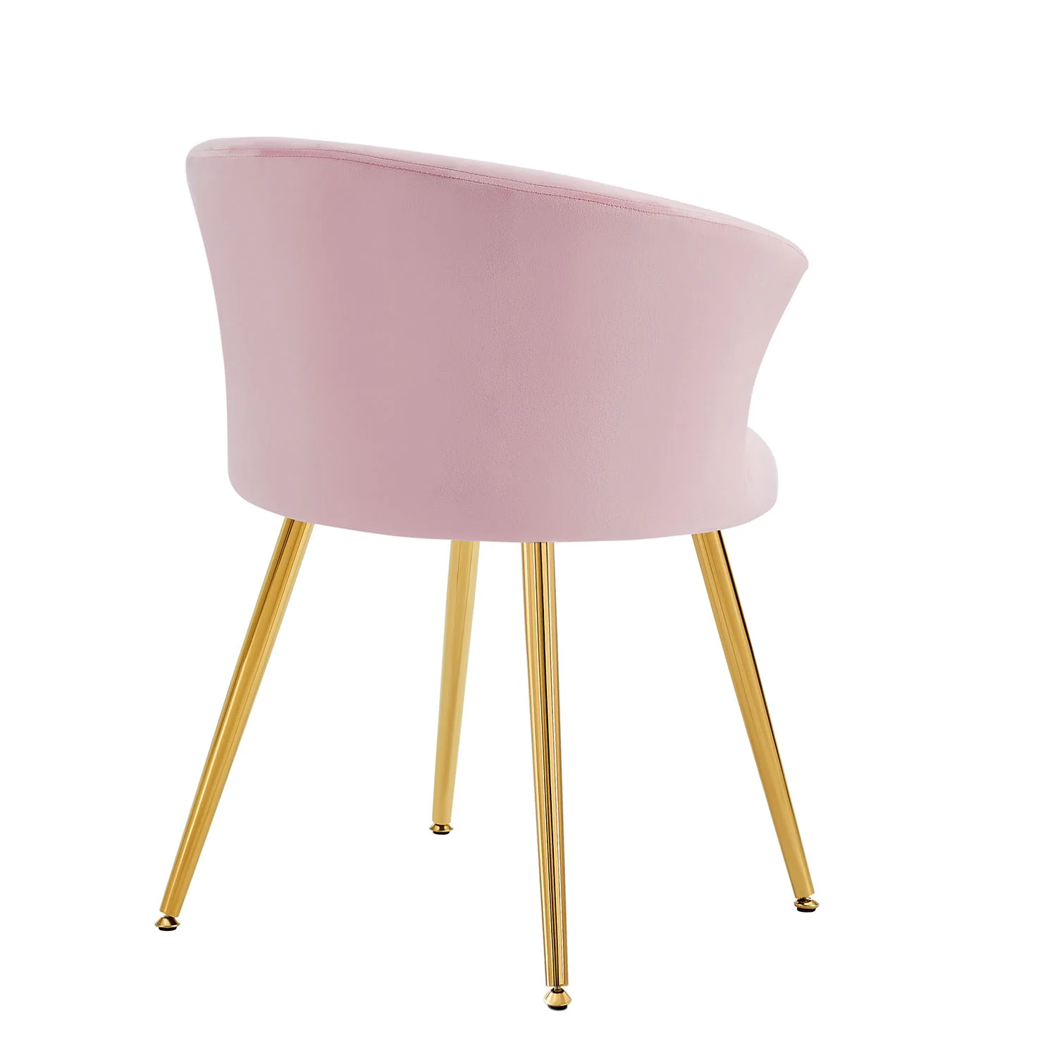 Marwood Accent Chair Pink | Modern Wooden Accent Chair Blush Pink