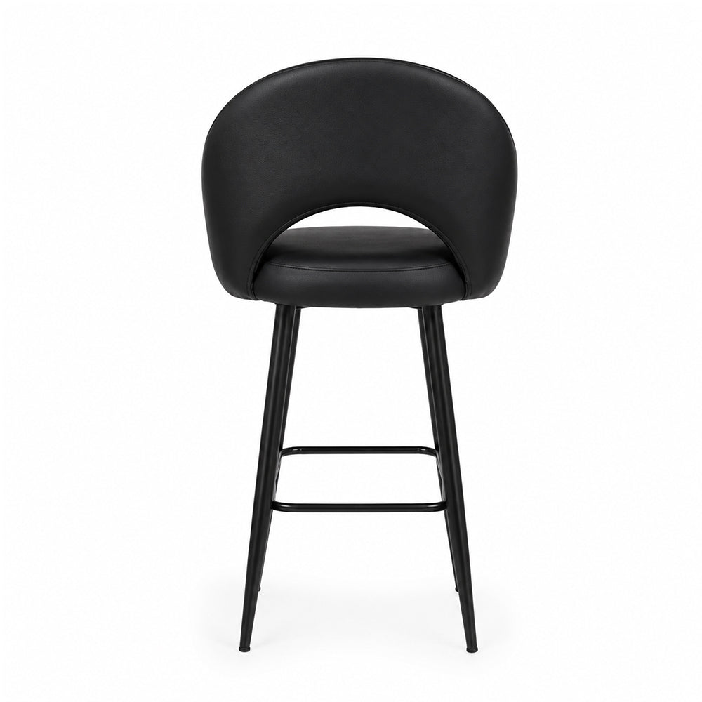 Doe Buck Elmore Bar Stool|Black