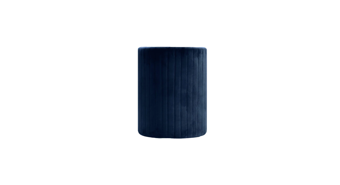 Schillar Chair With Ottoman Blue | Accent Chair With Ottoman Navy Blue