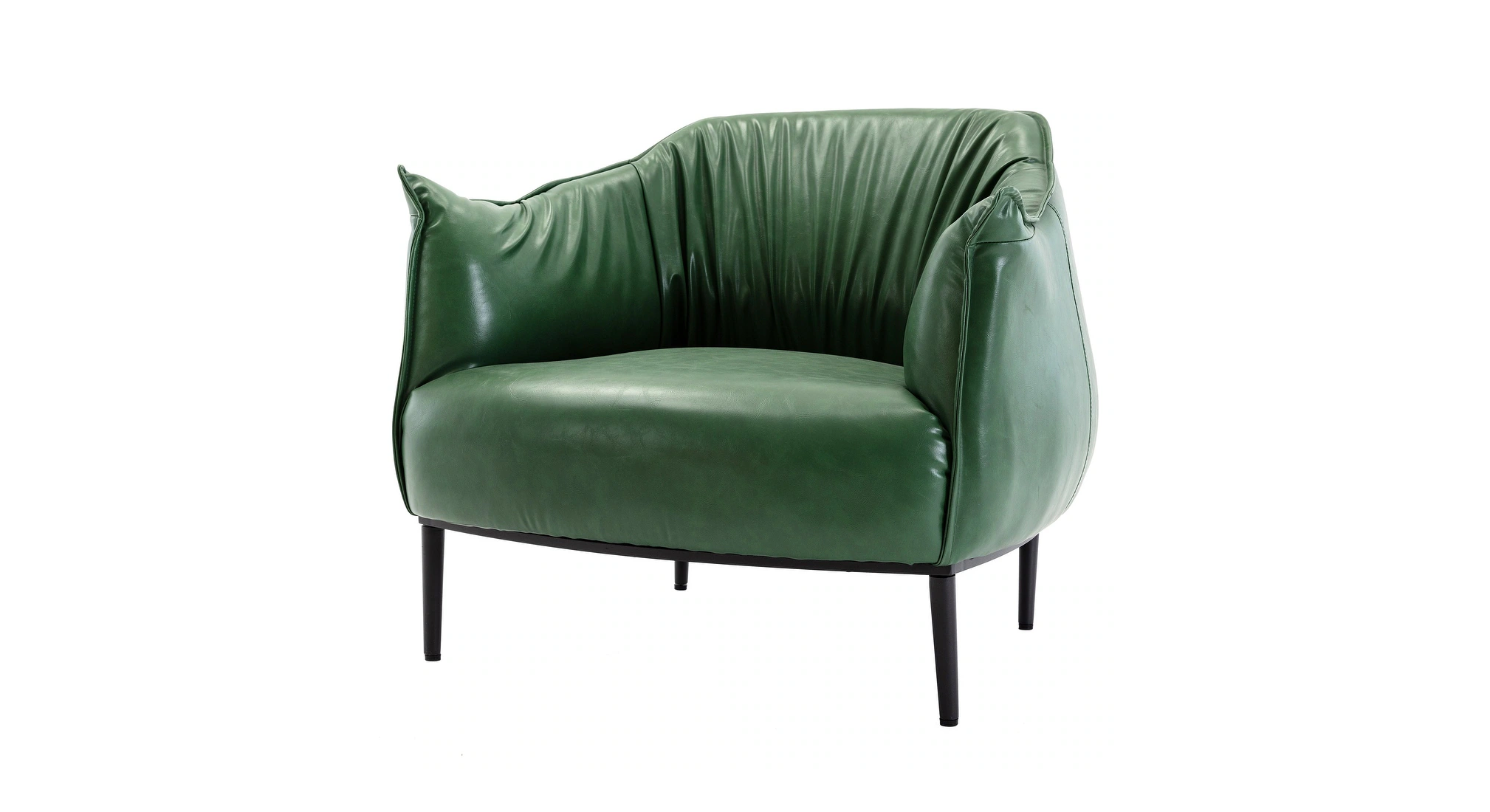 Almeda Accent Chair Green | Modern Lounge Chair Olive Green