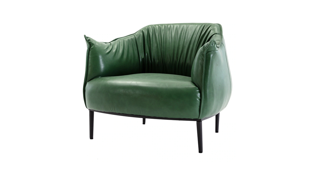 Almeda Accent Chair Green | Modern Lounge Chair Olive Green