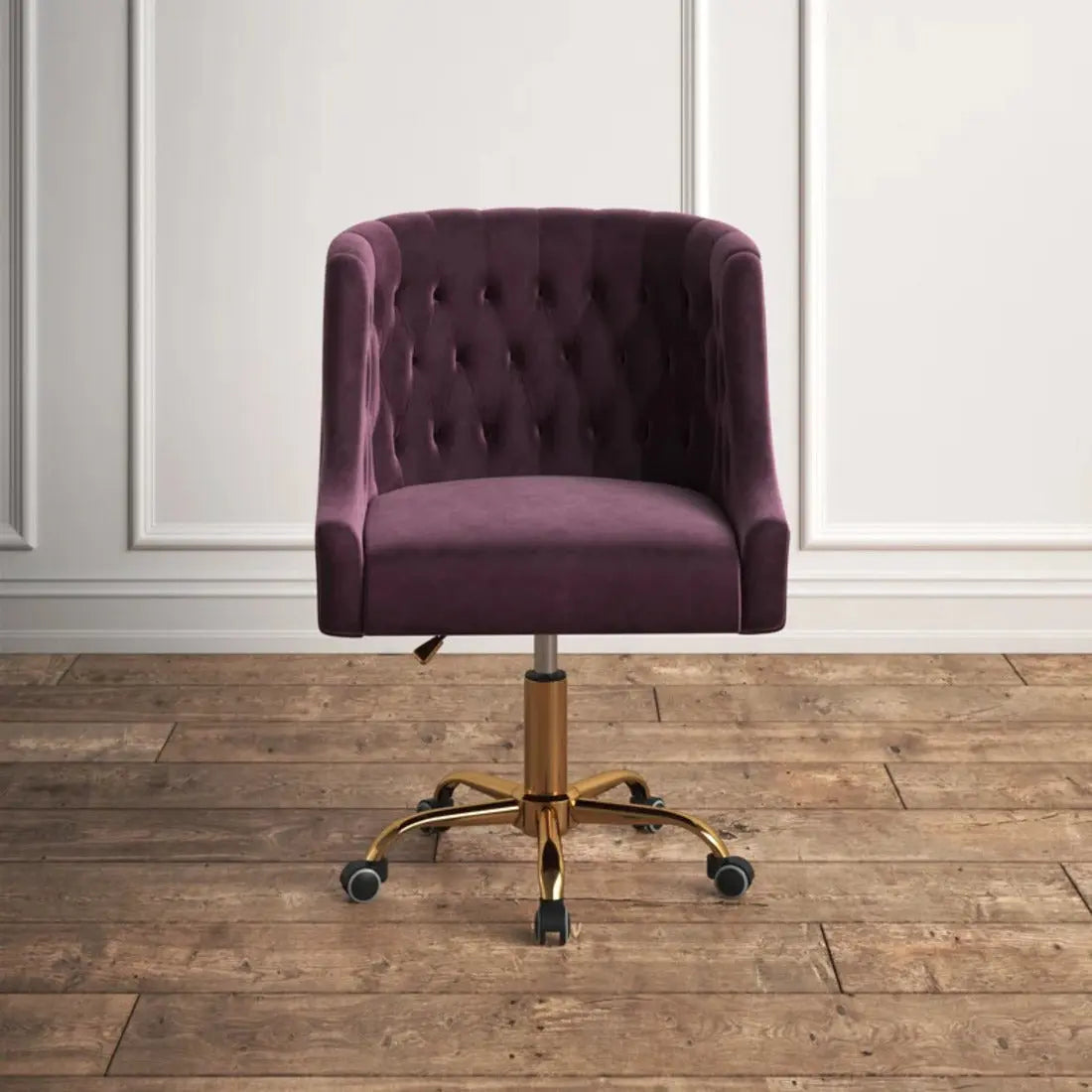Clemence Modern Task Chair – Purple