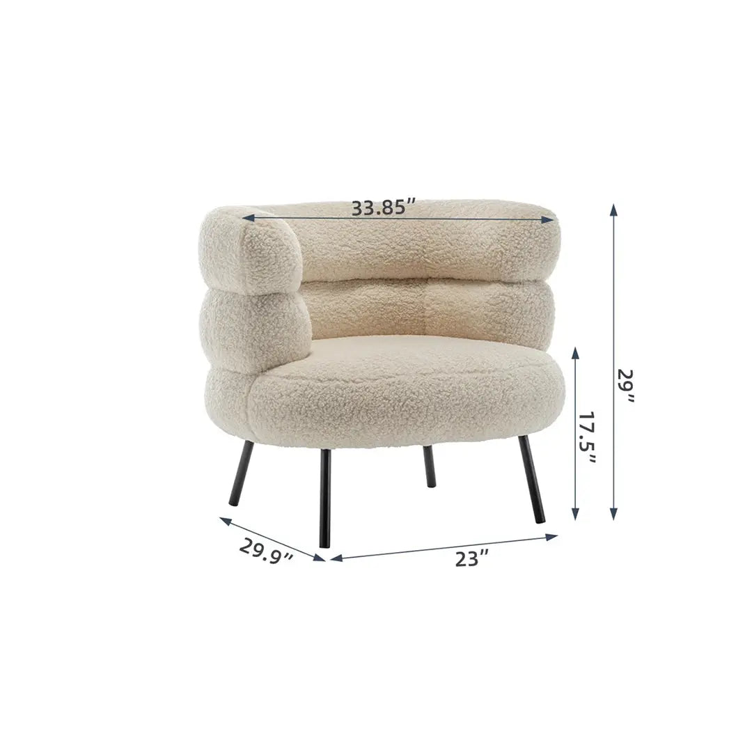 Clive Accent Chair - Beige