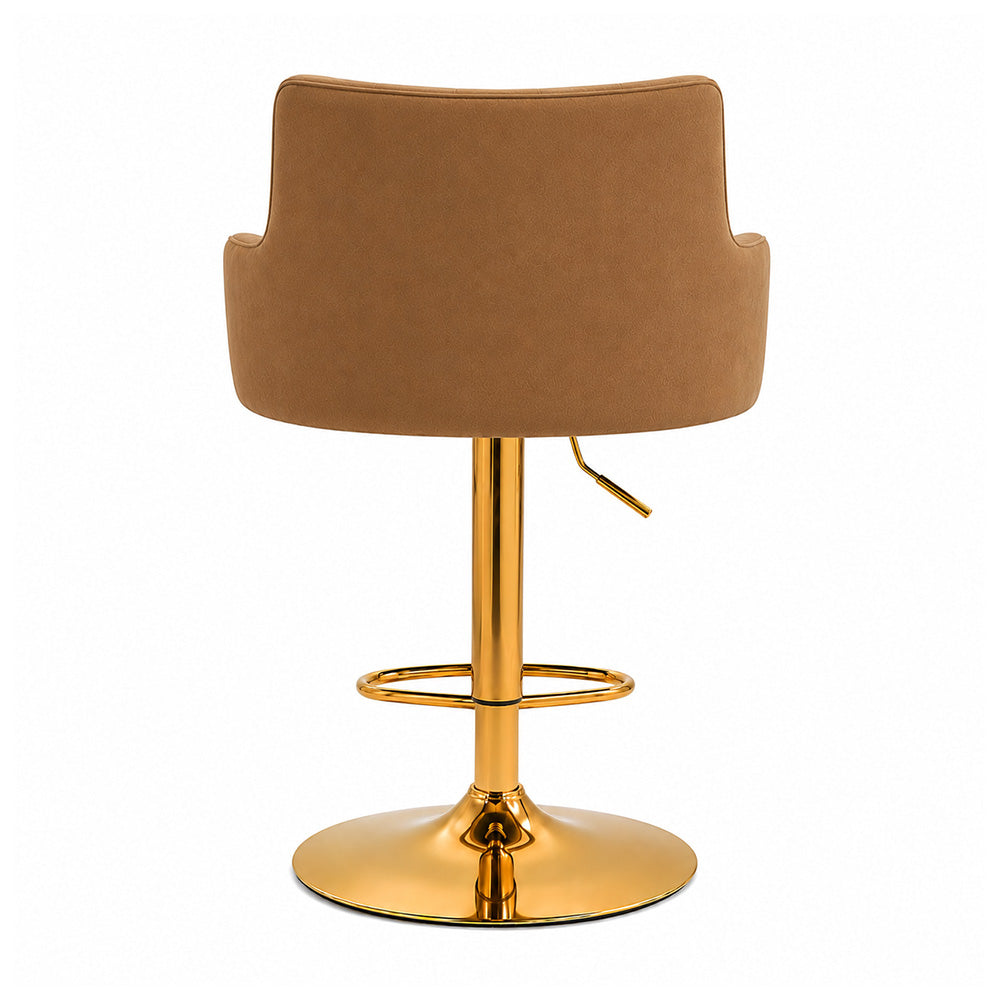Doe Buck Oliver Barstool|Brown