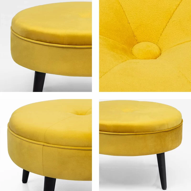 Micky Ottoman In Yellow