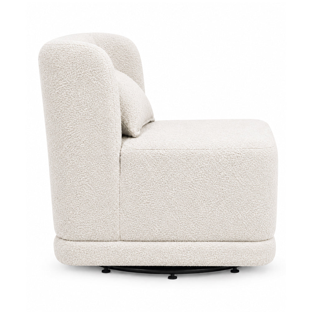 Doe Buck Schillar Lounge Chair | White