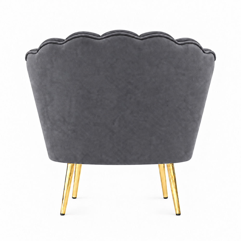 Shell Motif Accent Chair