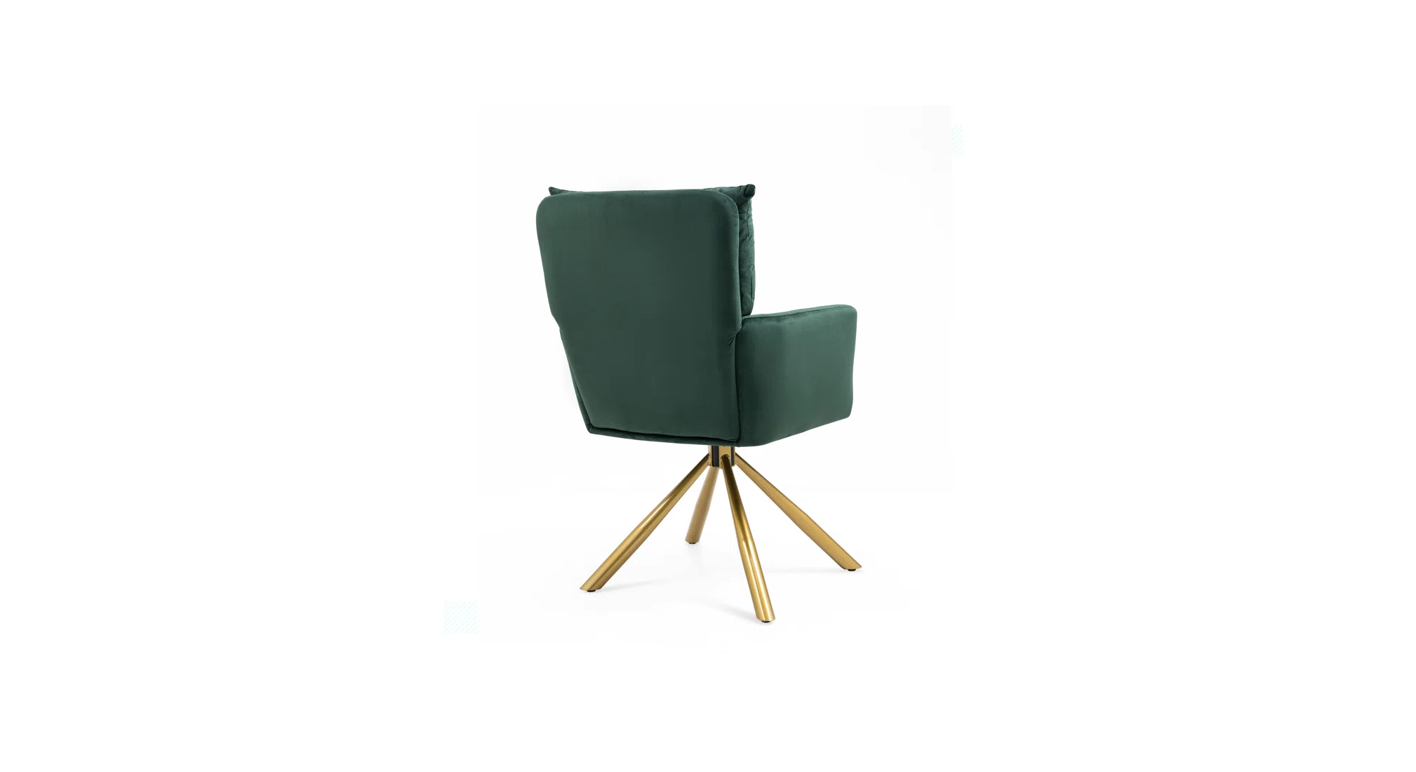 Gerlec Swivel Chair Green | Modern Swivel Lounge Chair Moss Green