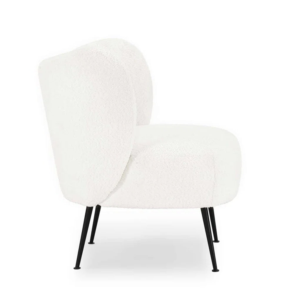 Collin Accent Chair| White
