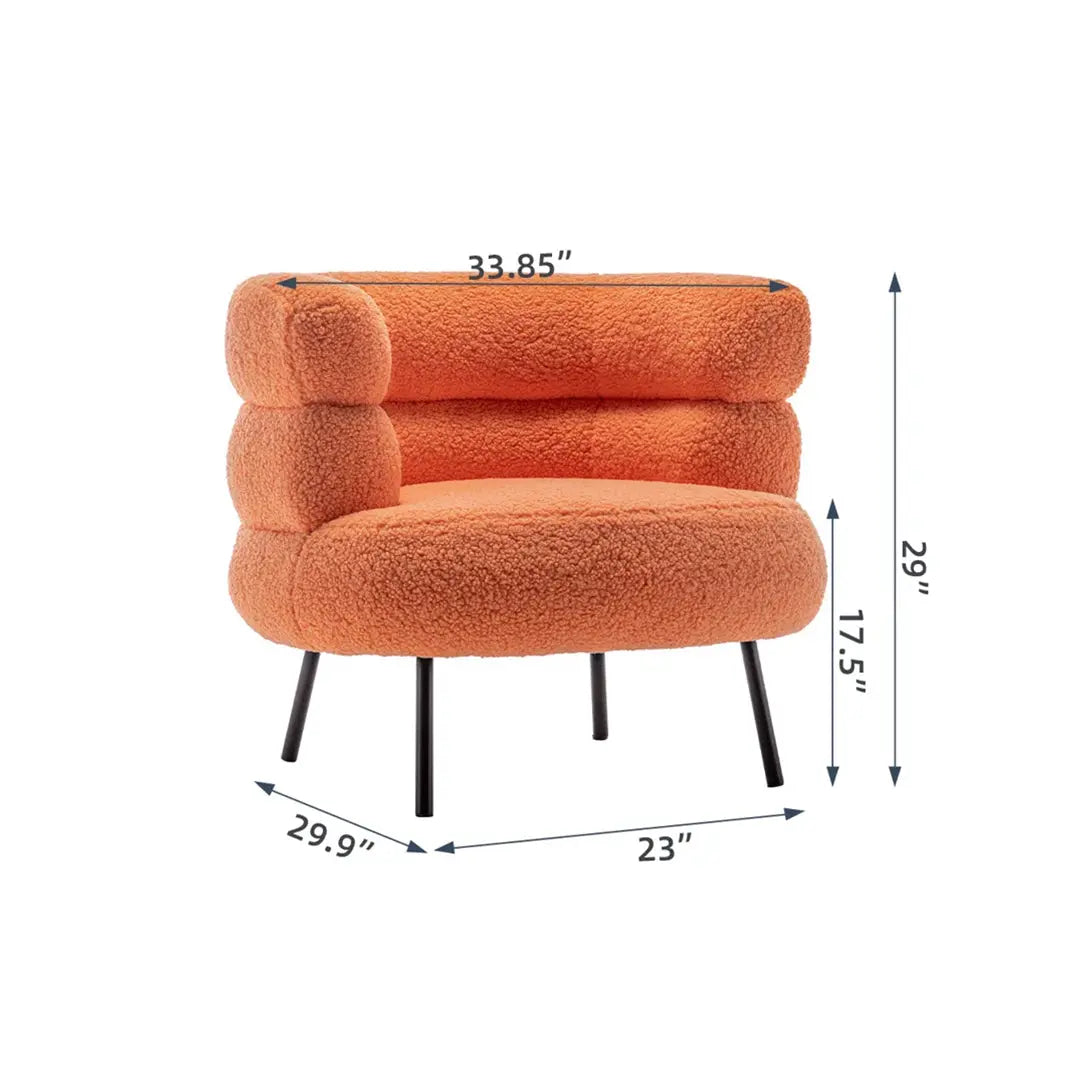 Clive Accent Chair - Orange