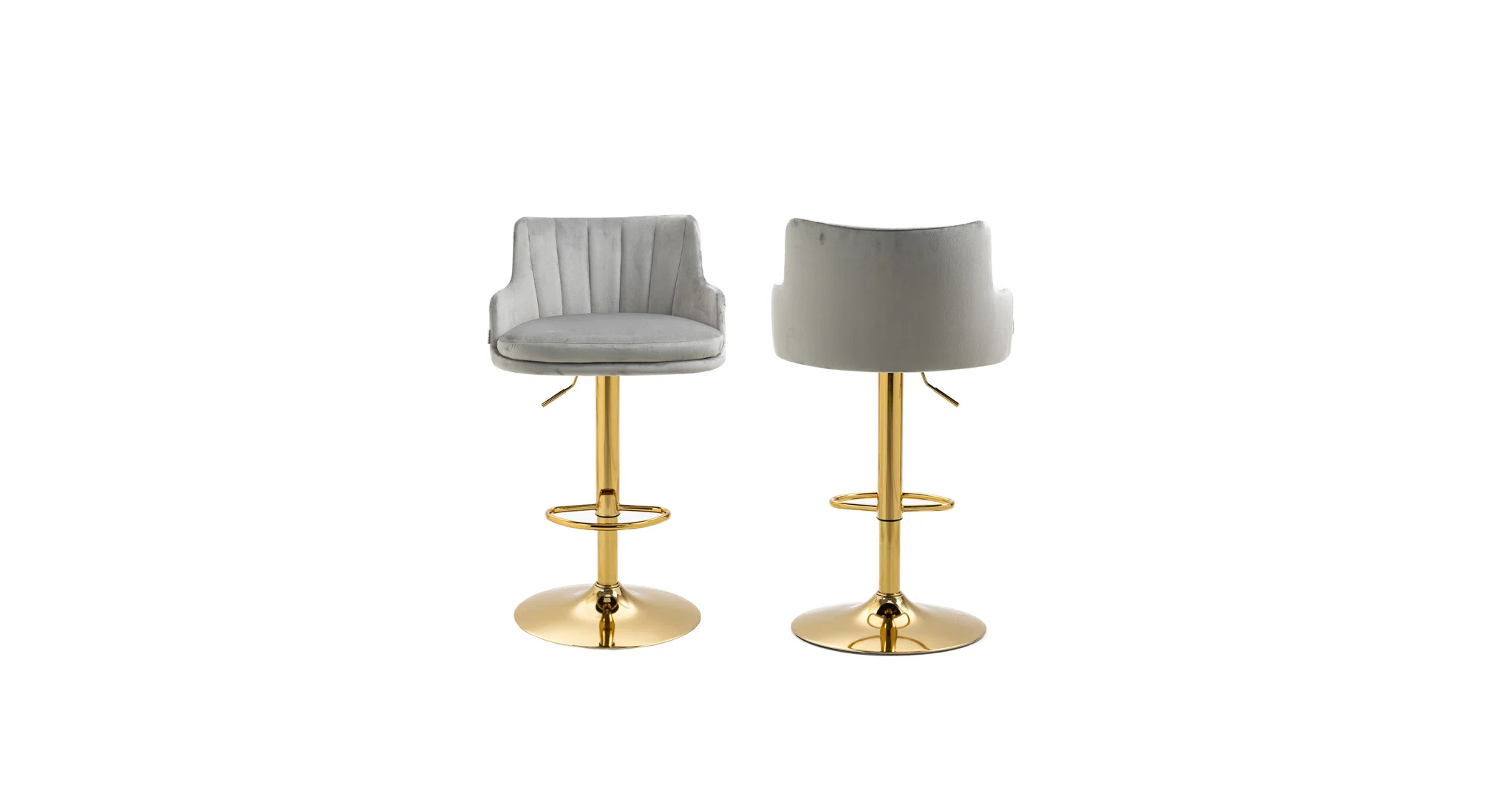 Oliver Bar Stool - Grey