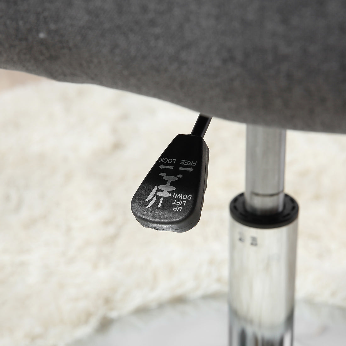 Boyd Swiel Bar Stool/Chair - Dark Grey