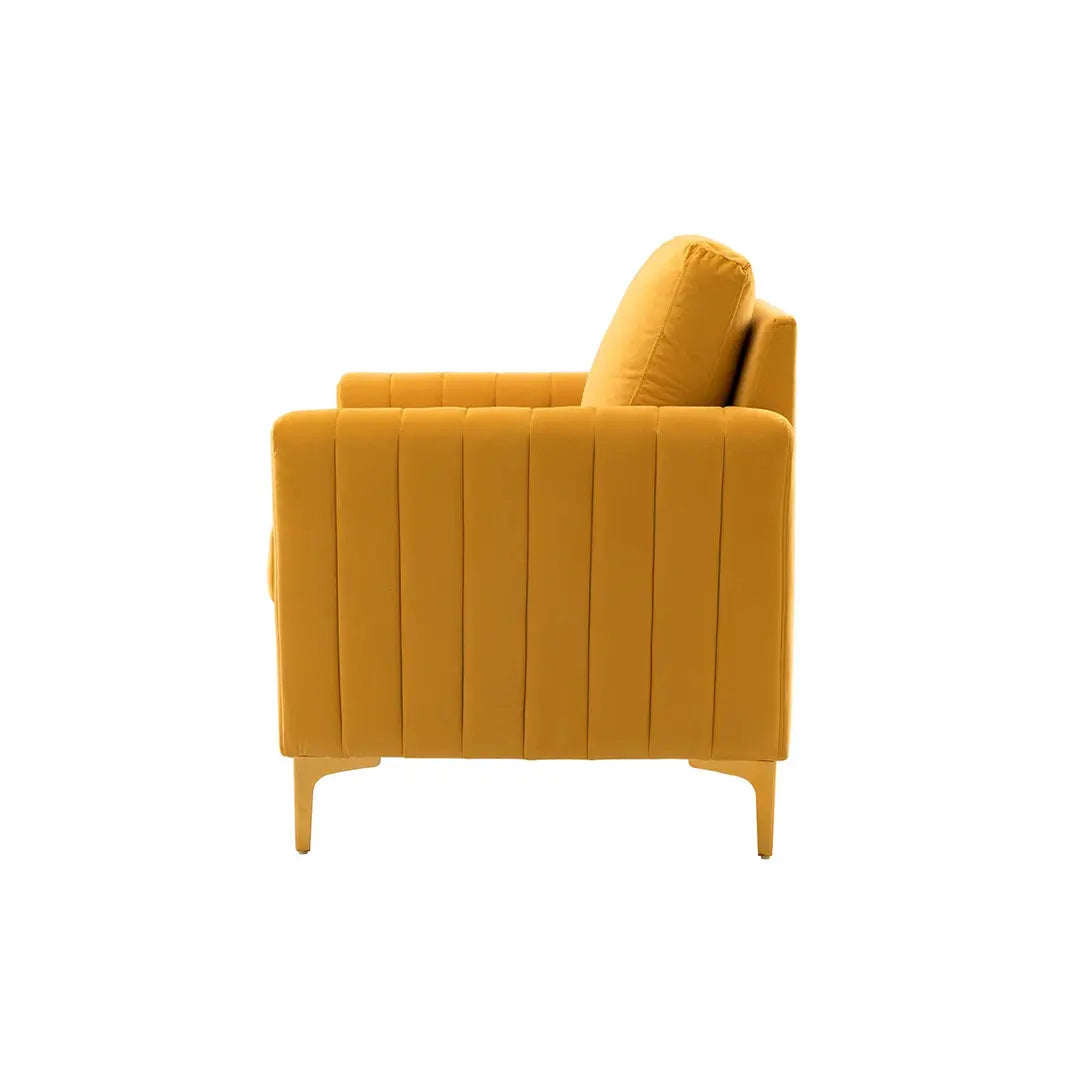 Rafeal Lounge Chair - Mustard