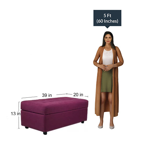 Revell Ottoman In Purple