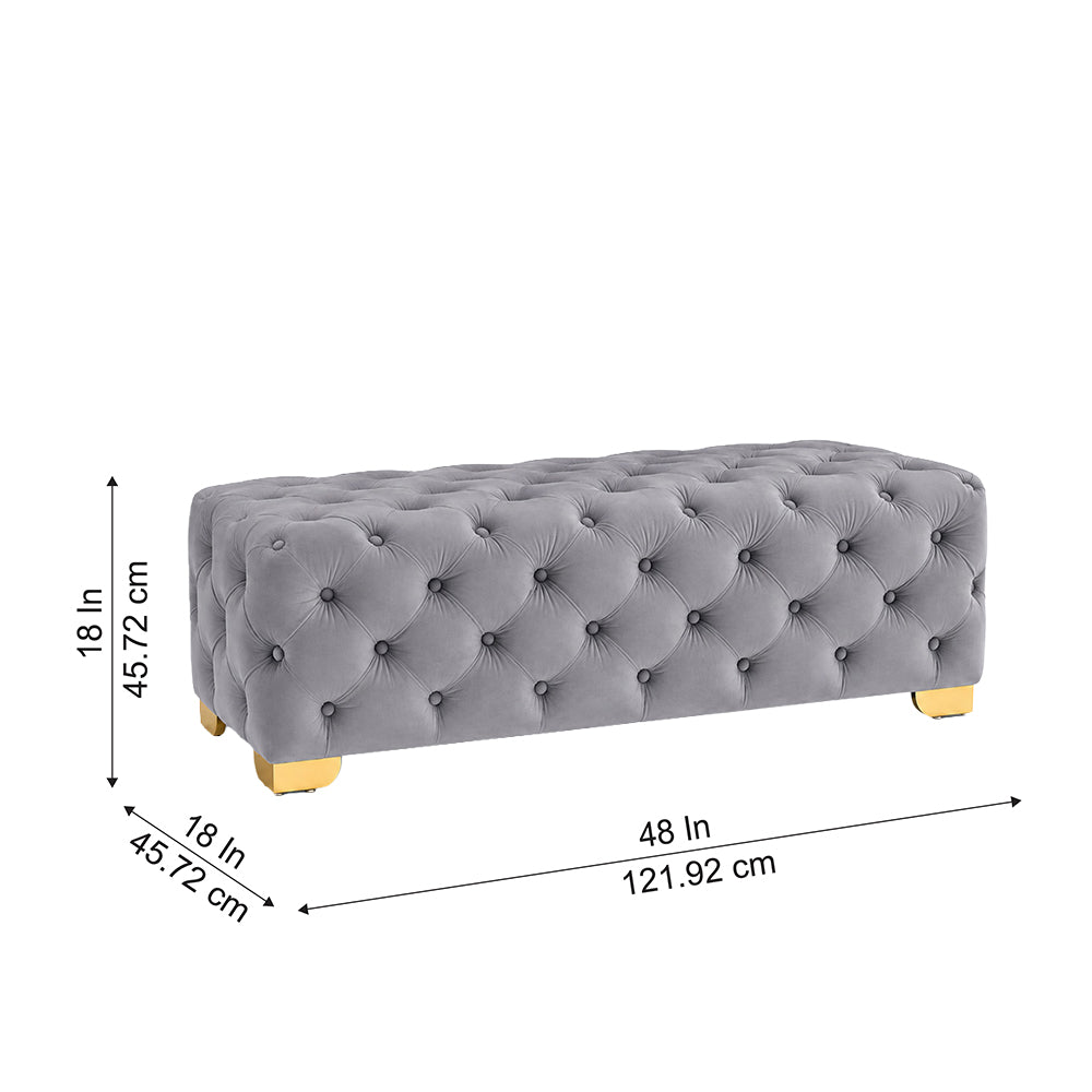 Doe Buck velora bench|Grey