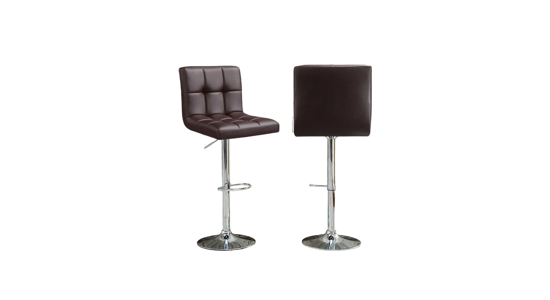 Gerrilyn Swiel Adjustable Bar Stool - Brown