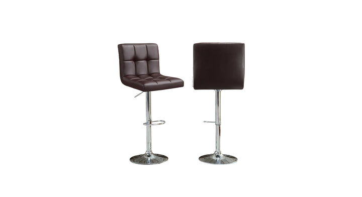 Gerrilyn Swiel Adjustable Bar Stool - Brown