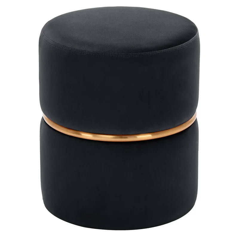 Gracy Ottoman In Black