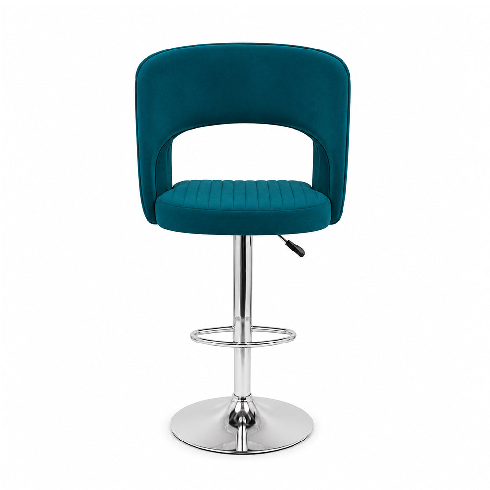 Doe Buck Dee Swiel Bar Stool|Teal