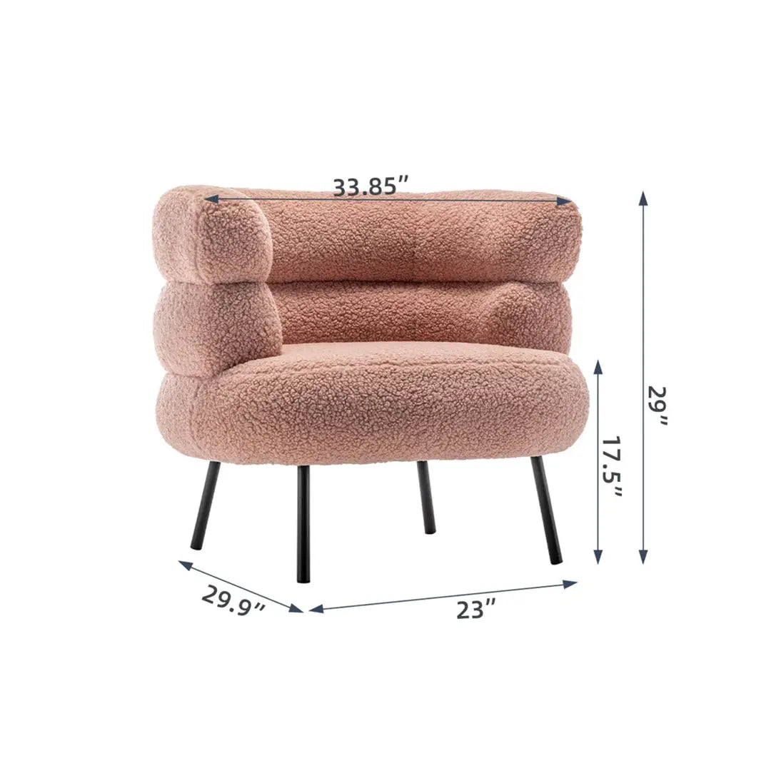 Clive Accent Chair - Pink