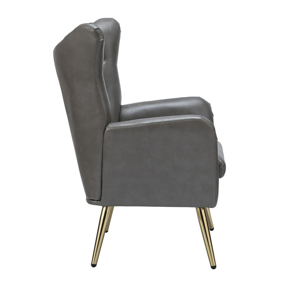 Hedley Accent Chair Grey | Classic Armchair Grey