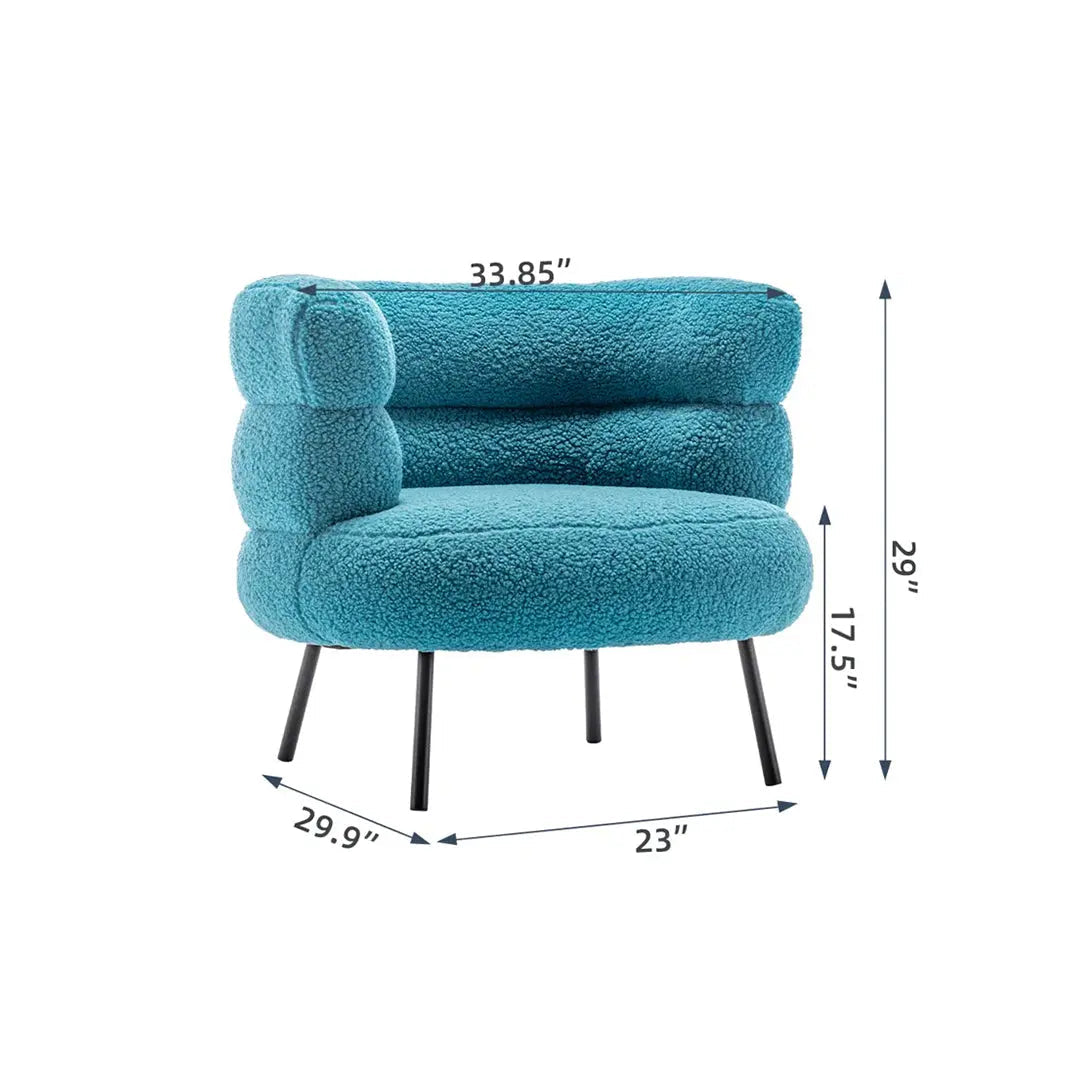 Clive Accent Chair - Sky Blue
