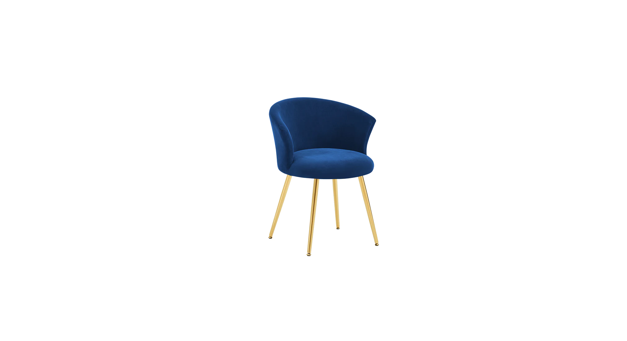 Marwood Accent Chair Blue | Modern Wooden Accent Chair Navy Blue