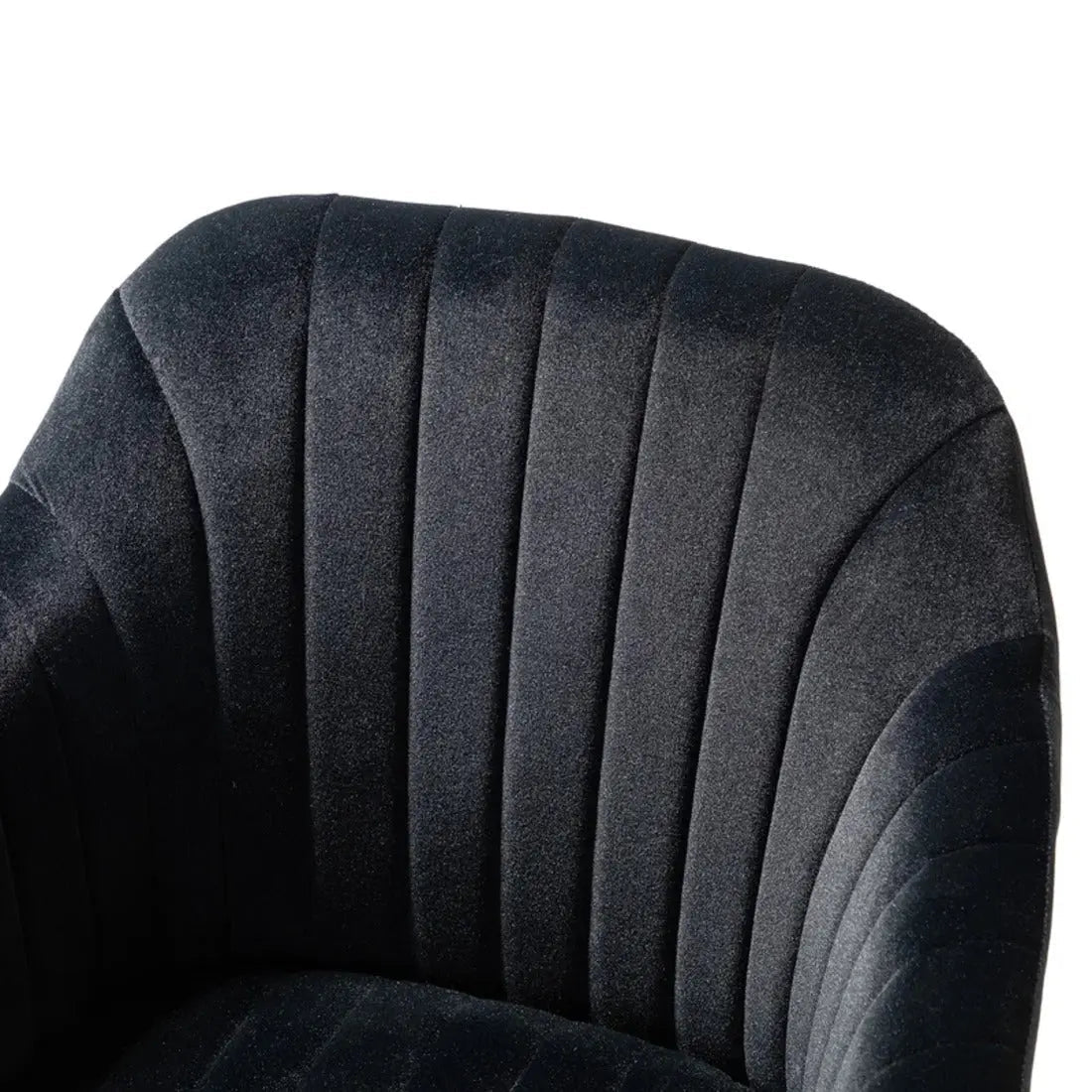 Louise Upholstered Task Chair – Black