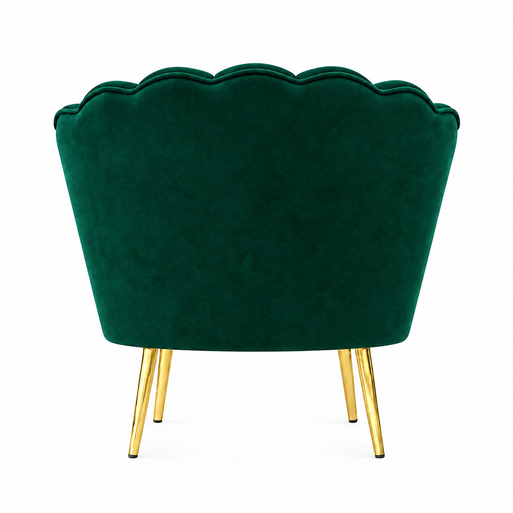 Shell Motif Accent Chair