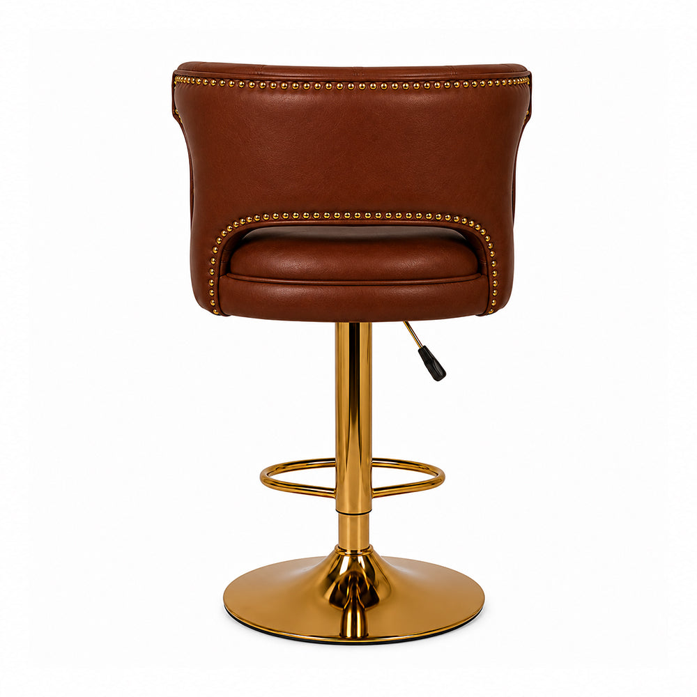 Doe Buck Verona Barstool|Brown