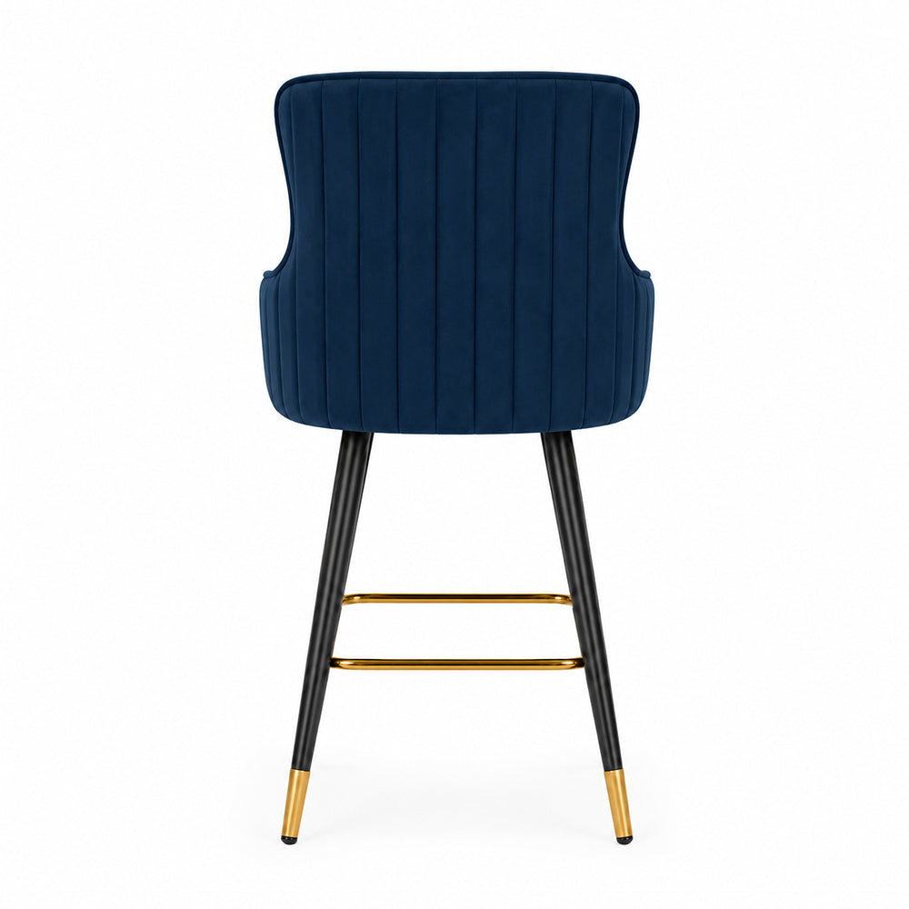 Doe Buck Nolen Barstool|Blue