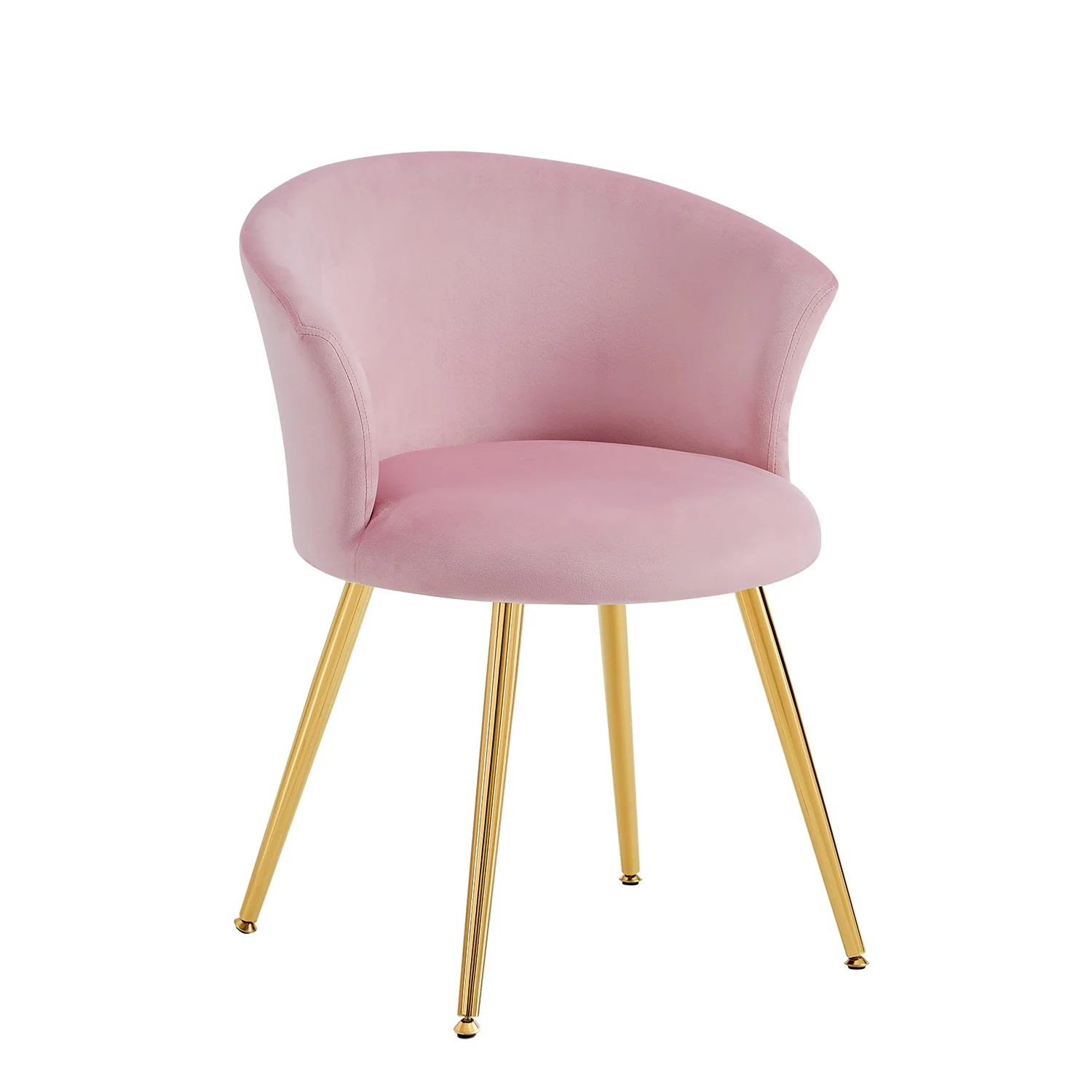 Marwood Accent Chair Pink | Modern Wooden Accent Chair Blush Pink