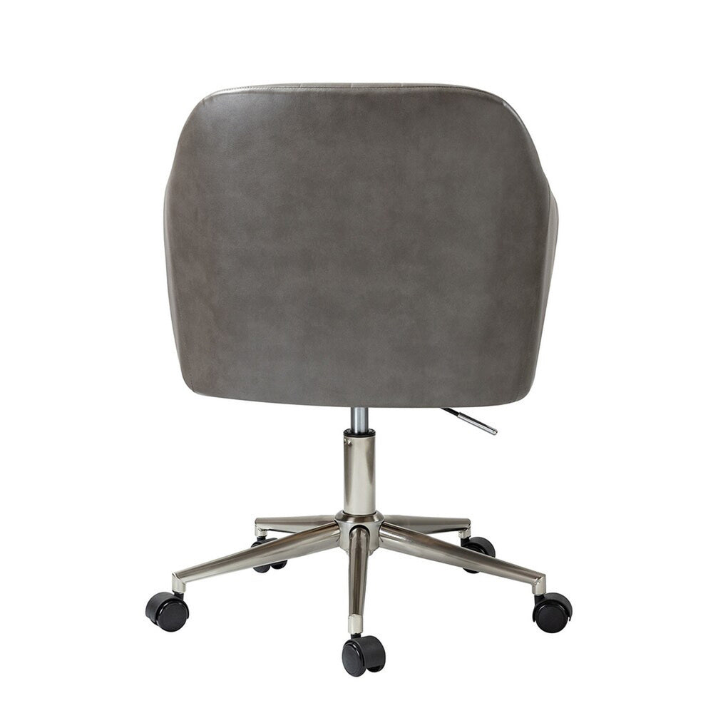 Colm Task Chair Grey | Compact Office Chair Grey