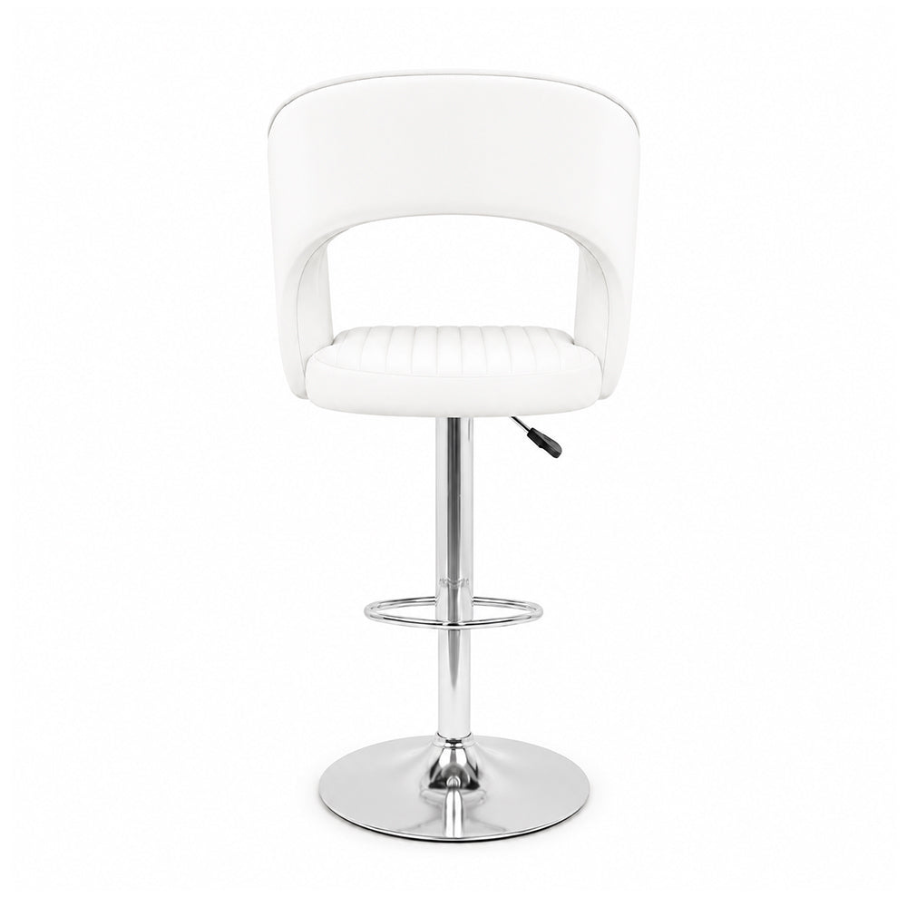 Doe Buck Dee Swiel Bar Stool|White
