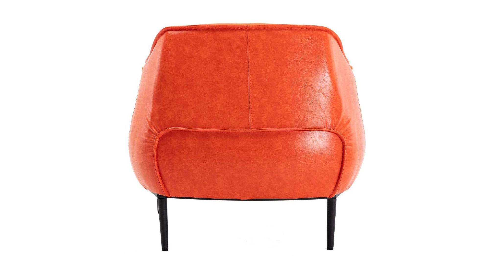 Almeda Accent Chair Orange | Modern Lounge Chair Terracotta Orange
