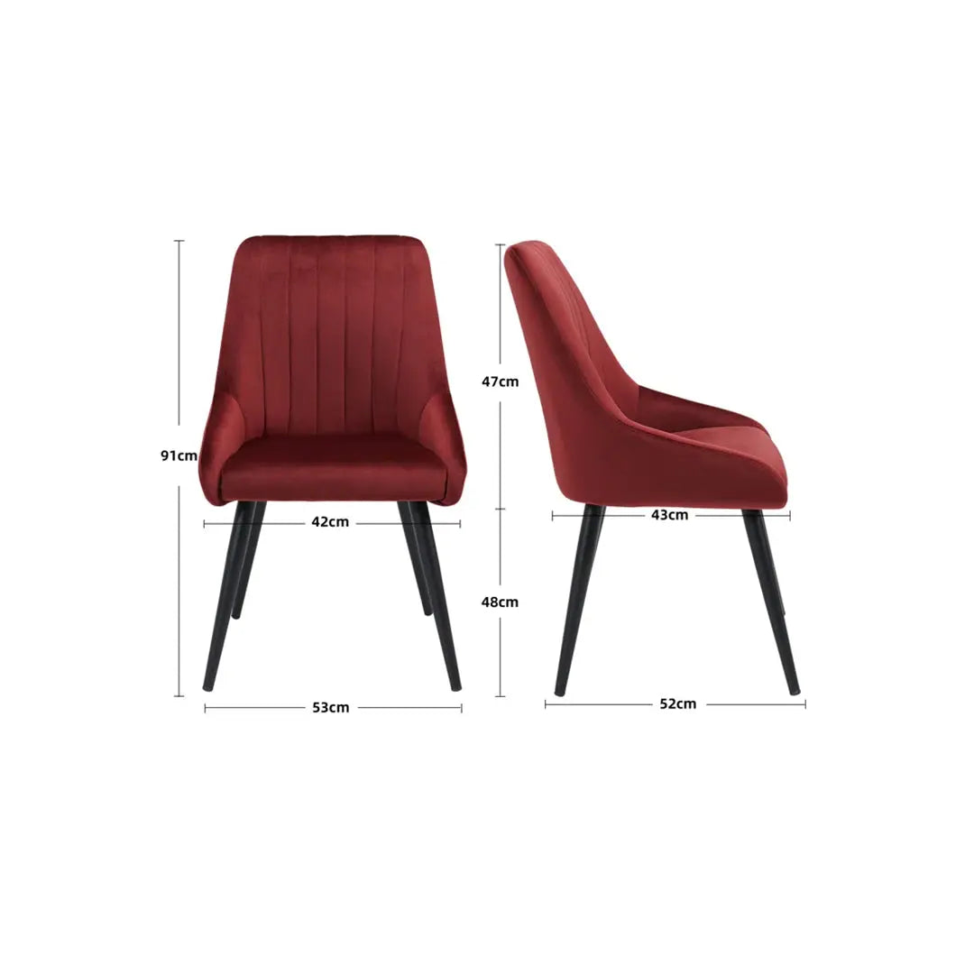Nico Side Chair - Red